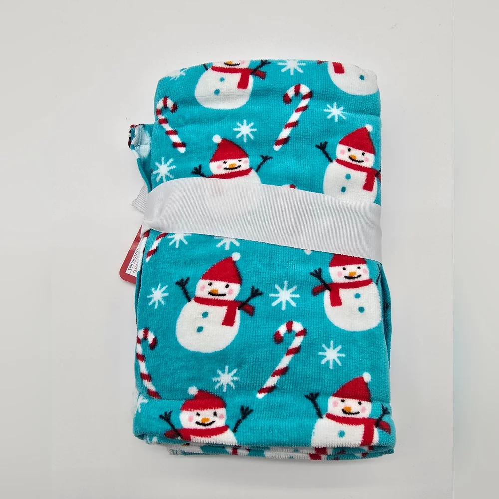 NWT Jay Franco & Sons Inc Trend Collector Christmas Snowman 2 Pack Hand Towels